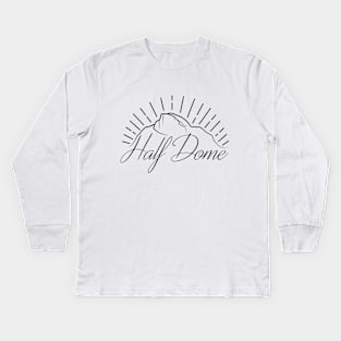 Half Dome Kids Long Sleeve T-Shirt